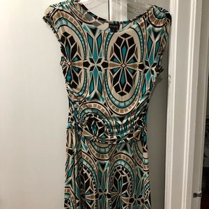 Enfocus studio geometric print dress. Size 12